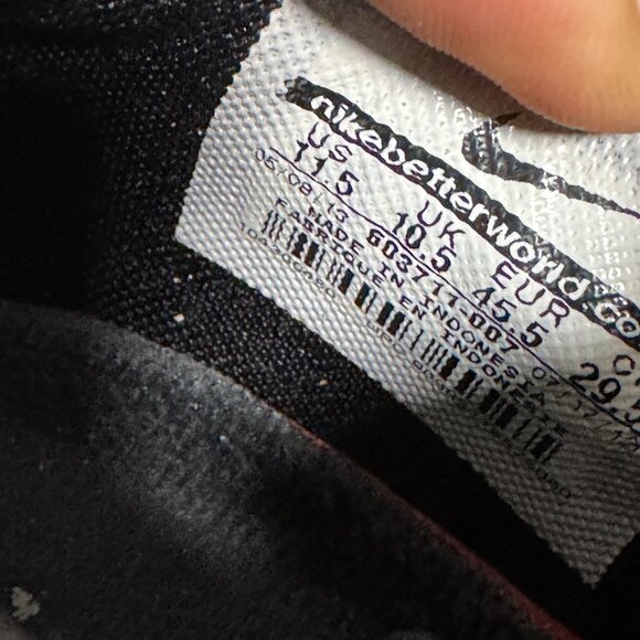 Size 11.5 Nike CJ81 Trainer Max Motor City Black Mens Sneaker Shoes 603711-007 - Picture 13 of 13